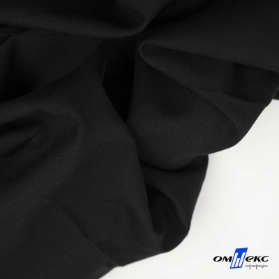 Ткань костюмная "Матте" 80% P, 16% R, 4% S, 170 г/м2, шир.150 см, цв-черный #1 - купить в Комсомольске-на-Амуре. Цена 372.90 руб.