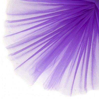 Фатин матовый 16-85, 12 гр/м2, шир.300см, цвет фиолетовый - купить в Комсомольске-на-Амуре. Цена 96.31 руб.