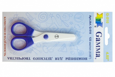 Ножницы G-510 детские 123 мм - купить в Комсомольске-на-Амуре. Цена: 137.45 руб.