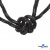 Шнурки #3-10, круглые с наполнителем 130 см, светоотражающие, цв.-чёрный - купить в Комсомольске-на-Амуре. Цена: 75.38 руб.