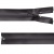 Молния водонепроницаемая PVC Т-7, 60 см, разъемная, цвет (301) т.серый - купить в Комсомольске-на-Амуре. Цена: 49.39 руб.
