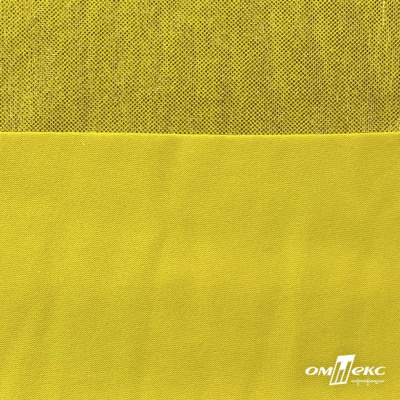 Трикотажное полотно голограмма, шир.140 см, #602 -жёлтый/жёлтый - купить в Комсомольске-на-Амуре. Цена 385.88 руб.