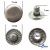 Кнопка металлическая "Альфа" с пружиной, 15 мм (уп. 720+/-20 шт), цвет никель - купить в Комсомольске-на-Амуре. Цена: 1 466.73 руб.