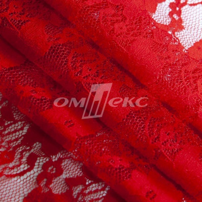 Кружевное полотно стрейч 15A61/RED, 100 гр/м2, шир.150см - купить в Комсомольске-на-Амуре. Цена 1 580.95 руб.