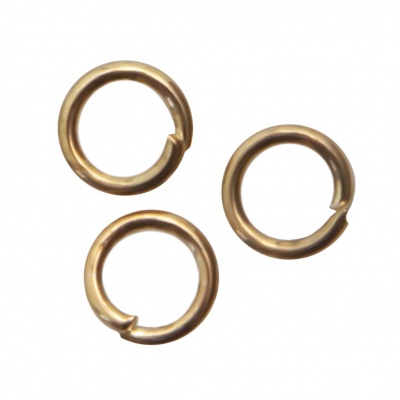 Кольцо  соединительное для бижутерии 4 мм, цв.-золото - купить в Комсомольске-на-Амуре. Цена: 0.41 руб.
