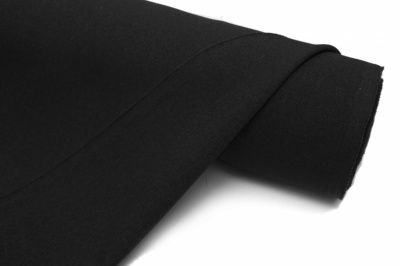 Ткань костюмная 25332 2031, 167 гр/м2, шир.150см, цвет чёрный - купить в Комсомольске-на-Амуре. Цена 339.33 руб.