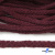 Шнур плетеный d-6 мм круглый, 70% хлопок 30% полиэстер, уп.90+/-1 м, цв.1070-бордовый - купить в Комсомольске-на-Амуре. Цена: 588 руб.