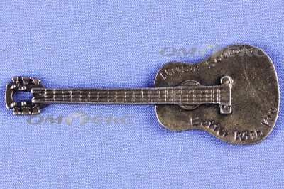 Декоративный элемент для творчества из металла "Гитара"  - купить в Комсомольске-на-Амуре. Цена: 19.99 руб.