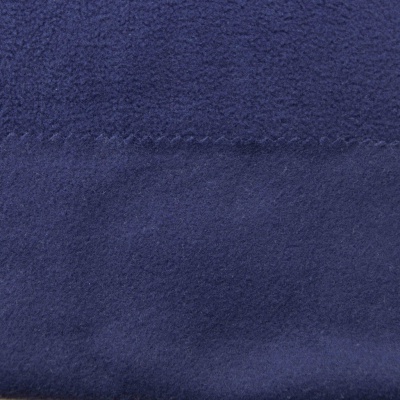 Флис DTY 19-3920, 180 г/м2, шир. 150 см, цвет т.синий - купить в Комсомольске-на-Амуре. Цена 646.04 руб.