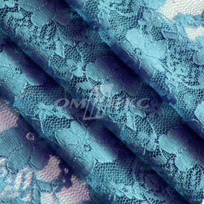 Кружевное полотно стрейч 15A61/BLUE, 100 гр/м2, шир.150см - купить в Комсомольске-на-Амуре. Цена 1 581 руб.