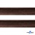 Кант атласный 074, шир. 12 мм (в упак. 65,8 м), цвет коричневый - купить в Комсомольске-на-Амуре. Цена: 237.16 руб.