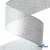 Лента металлизированная "ОмТекс", 50 мм/уп.22,8+/-0,5м, цв.- серебро - купить в Комсомольске-на-Амуре. Цена: 149.71 руб.