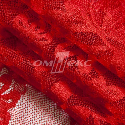 Кружевное полотно стрейч 15A29/RED, 105 гр/м2, шир.155см - купить в Комсомольске-на-Амуре. Цена 2 101.46 руб.