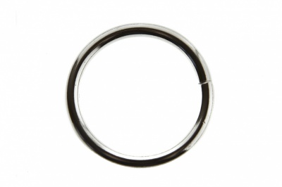 Кольцо металлическое d-3 х 32 мм, цв.-никель - купить в Комсомольске-на-Амуре. Цена: 3.92 руб.