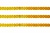 Пайетки "ОмТекс" на нитях, CREAM, 6 мм С / упак.73+/-1м, цв. 92 - золото - купить в Комсомольске-на-Амуре. Цена: 484.77 руб.
