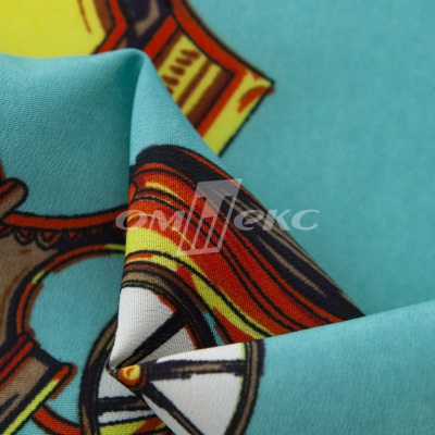 Плательная ткань "Фламенко" 16.2, 80 гр/м2, шир.150 см, принт этнический - купить в Комсомольске-на-Амуре. Цена 241.49 руб.