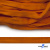 Шнур плетеный (плоский) d-12 мм, (уп.90+/-1м), 100% полиэстер, цв.267 - оранжевый - купить в Комсомольске-на-Амуре. Цена: 8.62 руб.
