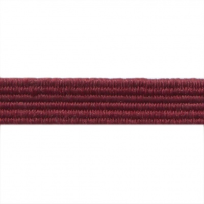 Резиновые нити с текстильным покрытием, шир. 6 мм ( упак.30 м/уп), цв.- 88-бордо - купить в Комсомольске-на-Амуре. Цена: 155.22 руб.