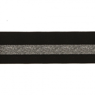 #2/6-Лента эластичная вязаная с рисунком шир.52 мм (45,7+/-0,5 м/бобина) - купить в Комсомольске-на-Амуре. Цена: 69.33 руб.