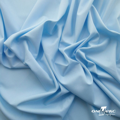 Ткань сорочечная Илер 100%полиэстр, 120 г/м2 ш.150 см, цв.голубой - купить в Комсомольске-на-Амуре. Цена 290.24 руб.
