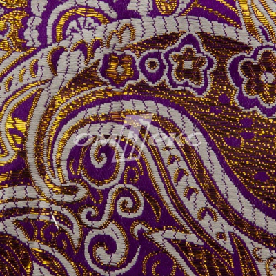 Ткань костюмная жаккард №9, 140 гр/м2, шир.150см, цвет фиолет - купить в Комсомольске-на-Амуре. Цена 387.20 руб.