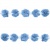 Тесьма плетеная "Рюш", упак. 9,14 м, цвет голубой - купить в Комсомольске-на-Амуре. Цена: 45.87 руб.