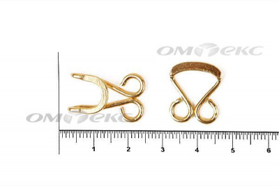 Крючки пришивные 20 мм цв.золото №3  - купить в Комсомольске-на-Амуре. Цена: 33.62 руб.