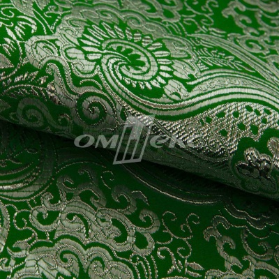 Ткань костюмная жаккард №4, 140 гр/м2, шир.150см, цвет зелёный - купить в Комсомольске-на-Амуре. Цена 383.29 руб.