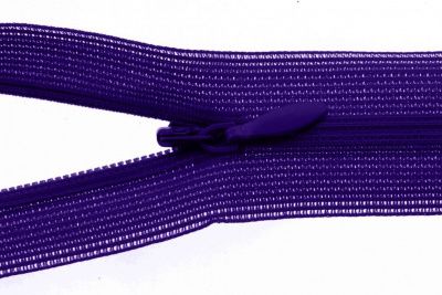 Молния потайная Т3 866, 50 см, капрон, цвет фиолетовый - купить в Комсомольске-на-Амуре. Цена: 8.62 руб.