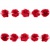Тесьма плетеная "Рюш", упак. 9,14 м, цвет красный - купить в Комсомольске-на-Амуре. Цена: 46.82 руб.