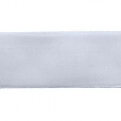 Лента бархатная нейлон, шир.25 мм, (упак. 45,7м), цв.01-белый - купить в Комсомольске-на-Амуре. Цена: 981.09 руб.