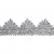 Тесьма металлизированная 0384-0240, шир. 40 мм/уп. 25+/-1 м, цвет серебро - купить в Комсомольске-на-Амуре. Цена: 490.74 руб.