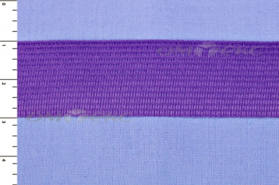 Окантовочная тесьма №0225, шир. 22 мм (в упак. 100 м), цвет фиолет - купить в Комсомольске-на-Амуре. Цена: 271.60 руб.