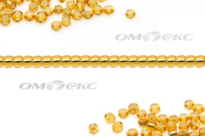 Бисер (SL) 11/0 ( упак.100 гр) цв.22 - золото - купить в Комсомольске-на-Амуре. Цена: 53.34 руб.
