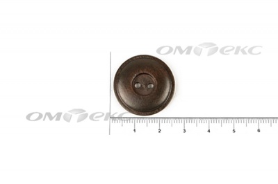 Пуговица деревянная круглая №54 (25мм) - купить в Комсомольске-на-Амуре. Цена: 4.12 руб.