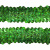 Тесьма с пайетками D4, шир. 30 мм/уп. 25+/-1 м, цвет зелёный - купить в Комсомольске-на-Амуре. Цена: 1 087.39 руб.
