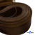 Регилиновая лента, шир.65мм, (уп.25 ярд), цв.- коричневый - купить в Комсомольске-на-Амуре. Цена: 499.43 руб.