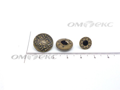 Кнопки металл 15 мм альфа антик с рис.№3  - купить в Комсомольске-на-Амуре. Цена: 2.90 руб.
