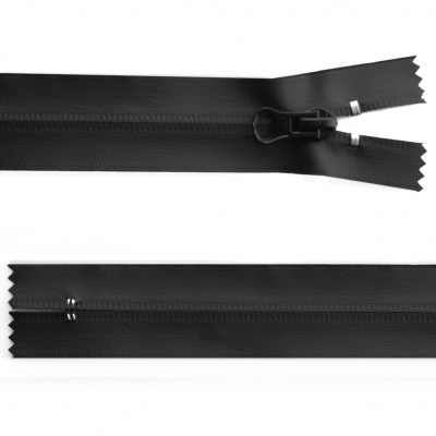 Молния водонепроницаемая PVC Т-7, 20 см, неразъемная, цвет чёрный - купить в Комсомольске-на-Амуре. Цена: 21.56 руб.