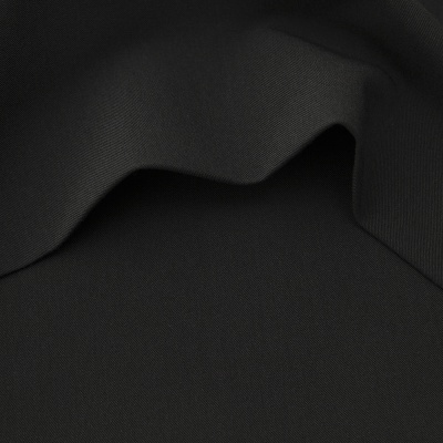 Костюмная ткань с вискозой "Меган", 210 гр/м2, шир.150см, цвет чёрный - купить в Комсомольске-на-Амуре. Цена 378.55 руб.