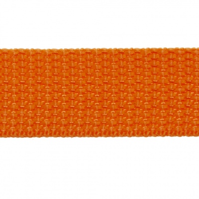 Стропа текстильная, шир. 25 мм (в нам. 50+/-1 ярд), цвет оранжевый - купить в Комсомольске-на-Амуре. Цена: 409.94 руб.