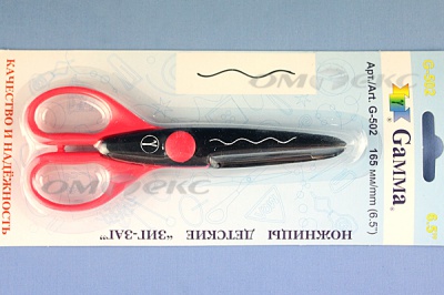 Ножницы G-502 детские 165 мм - купить в Комсомольске-на-Амуре. Цена: 292.21 руб.