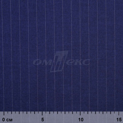 Костюмная ткань "Жаклин", 188 гр/м2, шир. 150 см, цвет тёмно-синий - купить в Комсомольске-на-Амуре. Цена 430.84 руб.