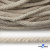 Шнур плетеный d-6 мм круглый, 70% хлопок 30% полиэстер, уп.90+/-1 м, цв.1077-лён - купить в Комсомольске-на-Амуре. Цена: 588 руб.