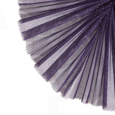 Сетка Глиттер, 24 г/м2, шир.145 см., пурпурный - купить в Комсомольске-на-Амуре. Цена 117.24 руб.