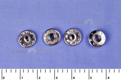 Кнопки металл Ф-12,5 (1440 +/-20 шт) "альфа" никель с рисунком - купить в Комсомольске-на-Амуре. Цена: 2 853.69 руб.