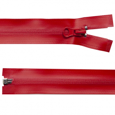 Молния водонепроницаемая PVC Т-7, 90 см, разъемная, цвет (820) красный - купить в Комсомольске-на-Амуре. Цена: 61.18 руб.