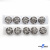 119-01 Кнопки пришивные декоративные металл 21 мм, цв.-никель - купить в Комсомольске-на-Амуре. Цена: 21.54 руб.