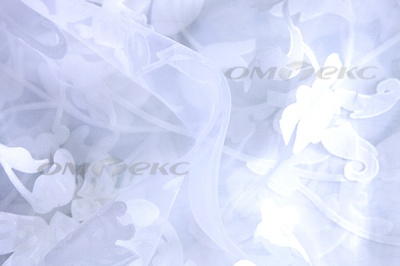 Органза деворэ 6031 (280см) С01 белый - купить в Комсомольске-на-Амуре. Цена 595.43 руб.
