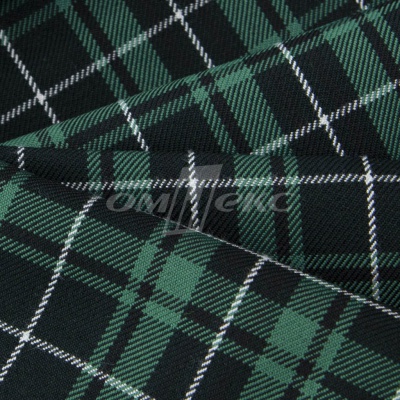 Ткань костюмная Клетка 25577, т.зеленый/зеленый./ч/бел, 230 г/м2, шир.150 см - купить в Комсомольске-на-Амуре. Цена 539.74 руб.